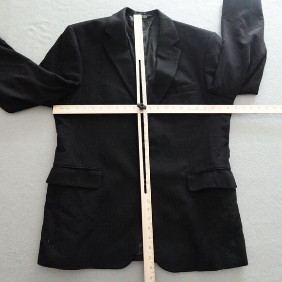 Jos A Bank Blazer Men's 100%‎ Cashmere 2-Button Black • 43R Soft Casual - Picture 5 of 12